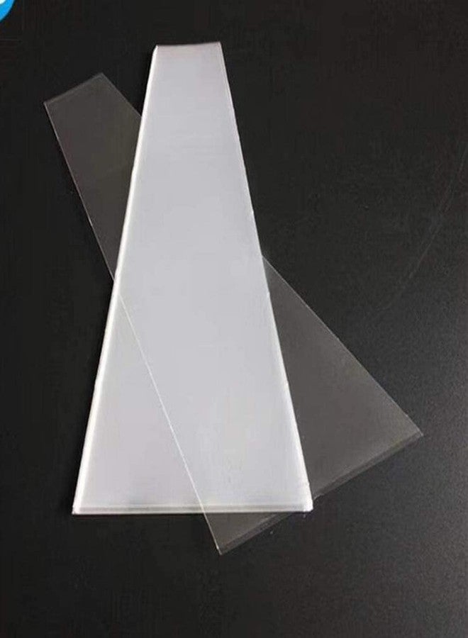 ١٠٠ قطعة من أكياس تغليف باقات الزهور البلاستيكية الشفافة، أكياس سيلوفان شفافة، أكياس تغليف الورود، أكياس سيلوفان لعيد الحب، لوازم تغليف الهدايا - Image 1